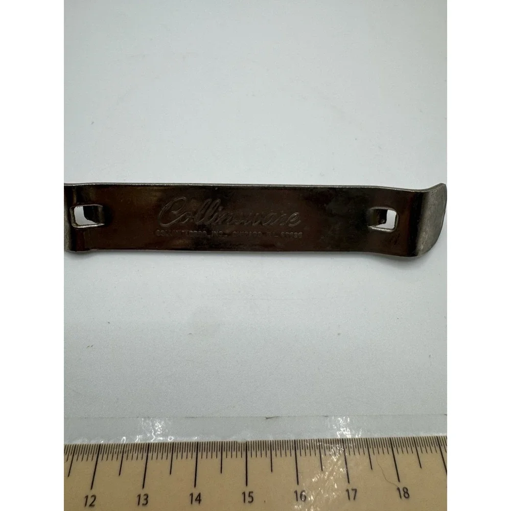 Vintage 1960s Collinsware Can & Bottle Opener Collins Bros., Chicago 4.5